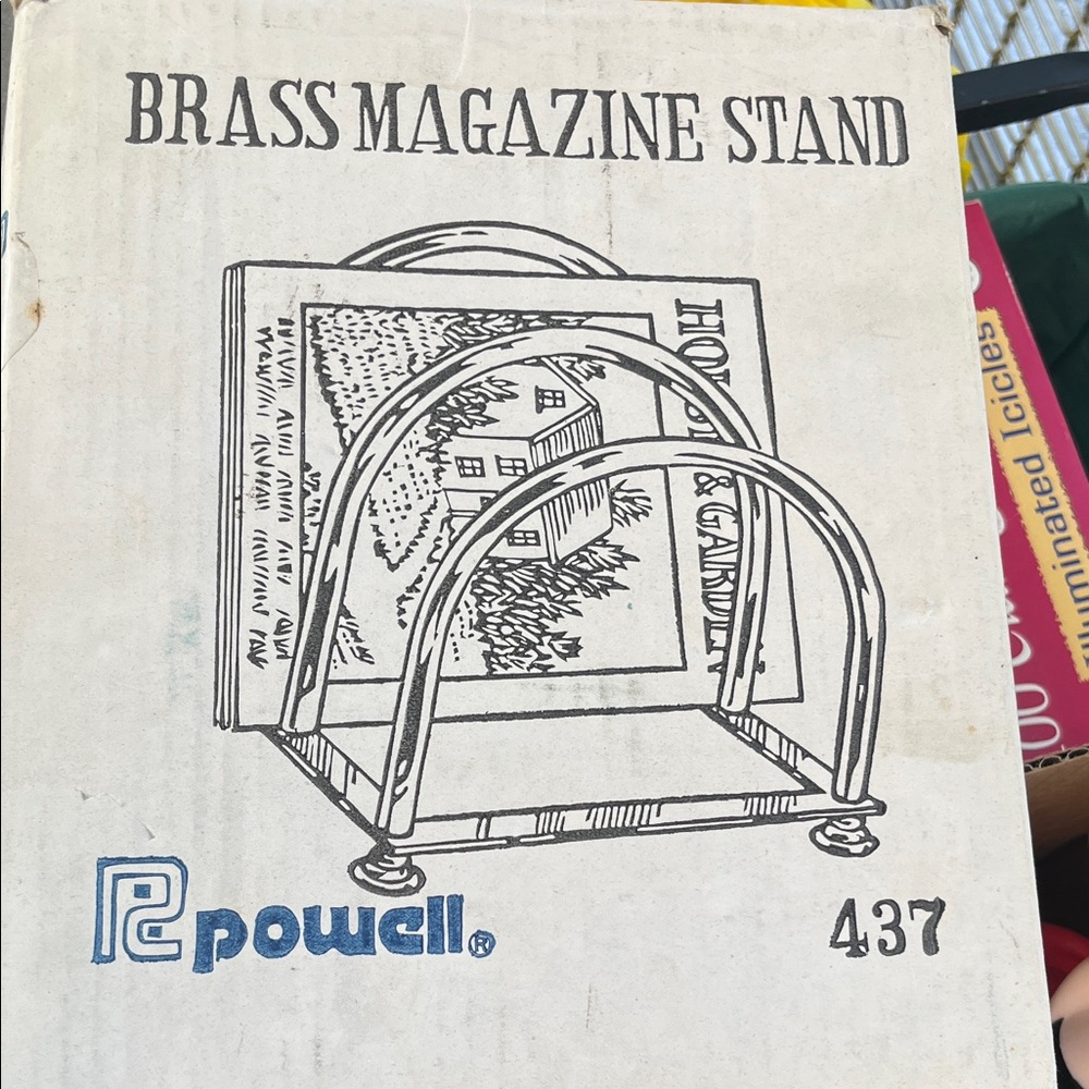Powell Brass Magazine Stand